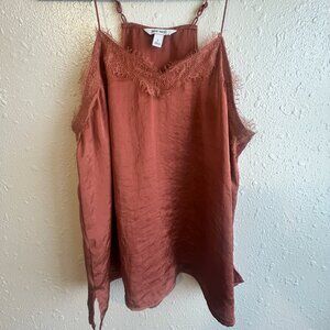 Orange Silky Racerback Camisole